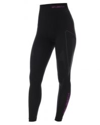 Termoaktywne damskie legginsy narciarskie Thermo. Czarne legginsy Brubeck, bez wzorów, z dzianiny, długie. Za 149.00 zł.