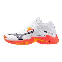 Buty Do Siatkówki Mizuno Shoe Wave Lightning Z Mid Dorośli. Białe buty treningowe Mizuno, bez wzorów, z materiału, bez zapięcia, do siatkówki, mizuno wave. Za 635.75 zł.