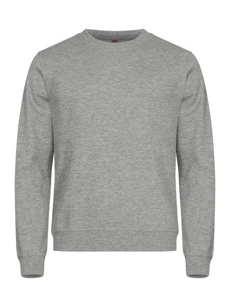 Clique Basic Roundneck bluza unisex szary melanż – grey melange. Białe bluzy CLIQUE, xl, bez wzorów, z bawełny, bez kaptura. Za 149.48 zł.