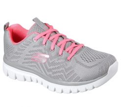 Buty treningowe damskie Skechers Graceful Get Connect. Szare buty treningowe Skechers, bez wzorów, z materiału, bez zapięcia. Za 333.00 zł.
