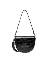 Nine West Torebka CEO-ZOE-S23806 Czarny. Czarne torebki klasyczne Nine West, bez wzorów, z materiału, bez dodatków. Za 189.99 zł.