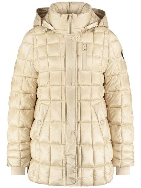 Gerry Weber Kurtka pikowana w kolorze beżowym rozmiar: 38. Brązowe kurtki Gerry Weber, bez wzorów, bez kaptura. Za 367.22 zł.