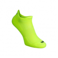 Skarpety do biegania CONFORT niskie x2. Zielone skarpetki KALENJI, bez wzorów, z elastanu. Za 14.99 zł.
