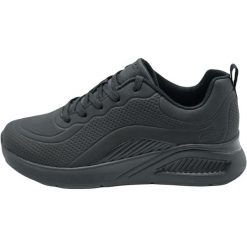 Buty do chodzenia damskie Skechers Bobs Buno. Czarne buty treningowe Skechers, bez wzorów, z materiału, bez zapięcia, trekkingowe. Za 269.99 zł.