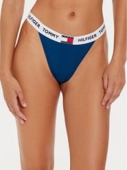 Tommy Hilfiger Figi klasyczne UW0UW05622 Niebieski. Niebieskie figi Tommy Hilfiger, bez wzorów, z bawełny. Za 69.99 zł.
