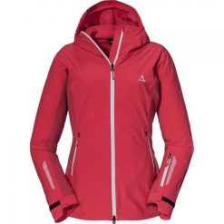 Kurtka damska Schoffel Miara Softshell. Czerwone kurtki narciarskie Schöffel, na zimę, l, bez wzorów, z softshellu, bez kaptura, narciarskie. Za 515.00 zł.