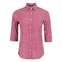 Damska Lekka Koszula W Kwiaty Kinnis. Czerwone koszule Regatta, bez wzorów, sportowe, bez kołnierzyka, bez ramiączek. Za 70.99 zł.