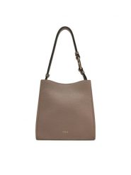Furla Torebka Nuvola Bucket Bag Mini WB01373 HSF000 2572S Szary. Szare torebki klasyczne Furla, bez wzorów, ze skóry, bez dodatków. Za 1,529.00 zł.