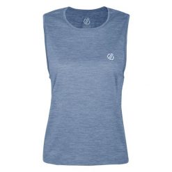 Damski top sportowy Meditate. Niebieskie topy sportowe Dare 2b, bez wzorów, z elastanu. W wyprzedaży za 67.45 zł.