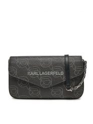 KARL LAGERFELD Torebka A1W32045 Czarny. Czarne kopertówki KARL LAGERFELD, bez wzorów, ze skóry, wizytowe, bez dodatków. Za 469.99 zł.