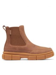 Sorel Sztyblety Explorer Strt 2078061242 Brązowy. Brązowe botki Sorel, bez wzorów, z nubiku, bez obcasa, na płaskiej podeszwie, bez zapięcia. Za 339.99 zł.