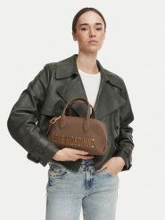 LOVE MOSCHINO Torebka JC4252PP0PKD0203 Brązowy. Brązowe torebki klasyczne Love Moschino, bez wzorów, ze skóry, bez dodatków. Za 949.99 zł.