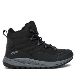 Trapery Big Star Shoes. Czarne traperki BIG STAR SHOES, bez wzorów, retro, bez obcasa, bez zapięcia. Za 379.99 zł.