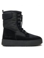 Moon Boot Śniegowce Ltrack Combat 80D2450200 Czarny. Czarne śniegowce Moon Boot, bez wzorów, ze skóry, bez zapięcia. Za 899.99 zł.
