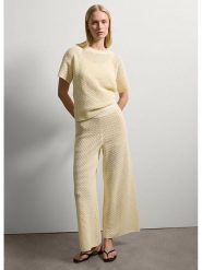 STEFANEL Spodnie w kolorze jasnożółtym rozmiar: M. Żółte spodnie materiałowe Stefanel, bez wzorów, z materiału. Za 252.99 zł.