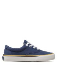 Polo Ralph Lauren Tenisówki Keatn 804888513002 Niebieski. Niebieskie trampki Polo Ralph Lauren, bez wzorów, z materiału, bez zapięcia. Za 259.99 zł.
