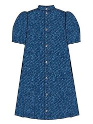 MOSS COPENHAGEN Sukienka dżinsowa "Shayla" w kolorze niebieskim rozmiar: S. Niebieskie sukienki Moss Copenhagen, s, bez wzorów, z bawełny, bez kołnierzyka, bez ramiączek, mini. Za 176.50 zł.