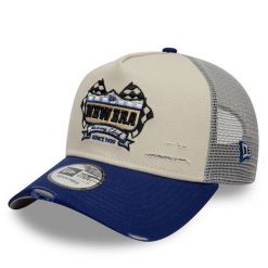 Czapka z daszkiem New Era. Brązowe czapki z daszkiem New Era, bez wzorów. Za 99.99 zł.
