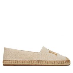 Espadryle LAUREN RALPH LAUREN. Brązowe espadryle Lauren Ralph Lauren, bez wzorów, bez obcasa. Za 379.99 zł.