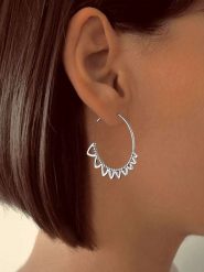 Les Petites Précieuses Srebrne kolczyki rozmiar: onesize. Szare kolczyki Les Petites Précieuses, srebrne. Za 108.99 zł.