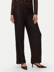 Vero Moda Spodnie materiałowe Neline 10335568 Brązowy Regular Fit. Brązowe spodnie materiałowe Vero Moda, bez wzorów, z materiału. Za 199.99 zł.