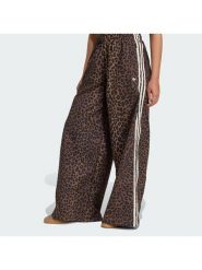 Adidas Spodnie dresowe Leopard Firebird JW7302 Brązowy Wide Leg. Brązowe spodnie dresowe adidas, bez wzorów, z dresówki. Za 529.99 zł.