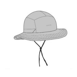 Kapelusz do biegania w terenie Kiprun. Szare kapelusze KIPRUN, bez wzorów, z materiału, sportowe. Za 89.99 zł.