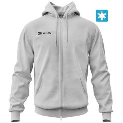 Bluza unisex Givova King Fullzip L jasnoszara. Szare bluzy z kapturem Givova, na zimę, l, bez wzorów, z bawełny, bez kaptura. Za 105.07 zł.