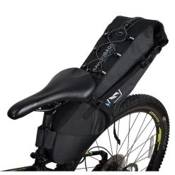 Sakwa rowerowa pod siodełko SAHOO - Bikepacking. Czarne torebki klasyczne SAHOO, bez wzorów, z nylonu, sportowe, bez dodatków. Za 169.90 zł.