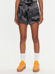 Adidas Szorty sportowe Essentials 3-Stripes Camo-Print IX3707 Szary Loose Fit. Szare szorty sportowe adidas, bez wzorów, z bawełny. Za 129.99 zł.