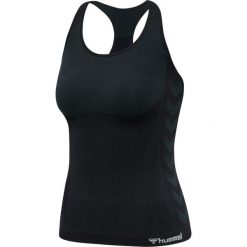 Damski tank top Hummel hmlclea top. Czarne topy Hummel, m, bez wzorów, sportowe, bez kołnierzyka, bez ramiączek. Za 262.00 zł.