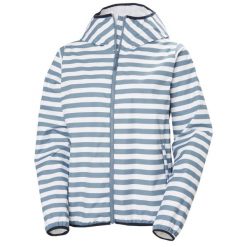 Damska kurtka wodoodporna Helly Hansen Graphic. Niebieskie kurtki przeciwdeszczowe Helly Hansen, bez wzorów, bez kaptura. Za 628.00 zł.