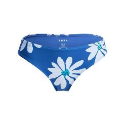 Majtki bikini hipster dla Kobiety PRINTED ESSENTIALS Niebieski. Niebieskie bikini Roxy, bez wzorów, z elastanu. Za 149.99 zł.