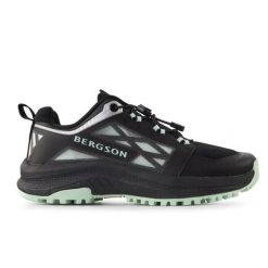 Buty terenowe damskie Bergson Tsavo MB. Czarne trekkingi Bergson, bez wzorów, z syntetyku, bez zapięcia, outdoorowe. Za 319.00 zł.