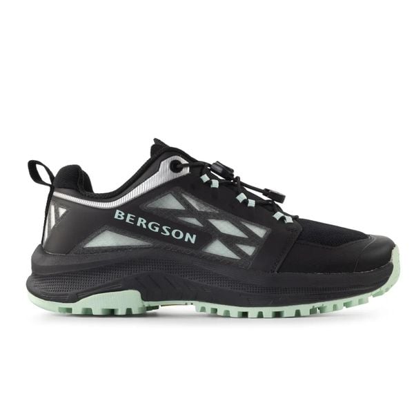 Buty terenowe damskie Bergson Tsavo MB. Czarne buty trekkingowe Bergson, z syntetyku, bez zapięcia. Za 319.00 zł.