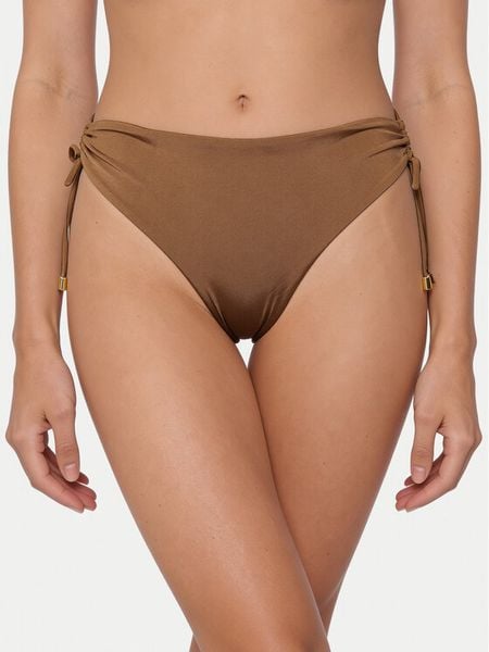Max Mara Beachwear Dół od bikini Samanta 2616821169 Brązowy. Brązowe bikini Max Mara Beachwear, bez wzorów, z syntetyku. Za 348.99 zł.