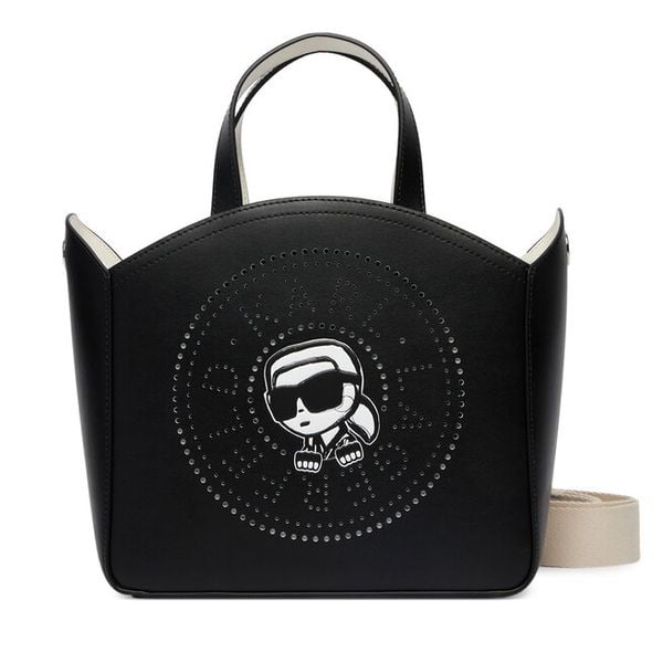 Torebka KARL LAGERFELD. Czarne torebki klasyczne KARL LAGERFELD, bez wzorów, klasyczne, bez dodatków. Za 938.99 zł.