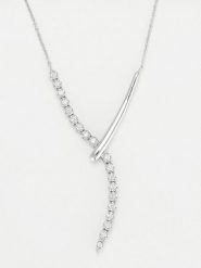 Maison héritage PARIS Złoty naszyjnik "Etreinte Céleste" z diamentami - dł. 42 cm rozmiar: onesize. Szare naszyjniki maison héritage PARIS, z materiału, z diamentem, złote. Za 3,392.99 zł.