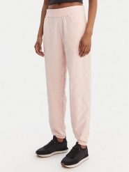 HUGO Spodnie dresowe Monogram 50556809 Różowy Regular Fit. Czerwone spodnie dresowe Hugo, bez wzorów, z bawełny. Za 399.99 zł.