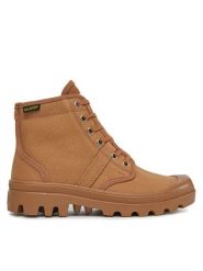 Palladium Trapery Pallabrousse 90069-255-M Brązowy. Brązowe traperki Palladium, bez wzorów, z materiału, bez obcasa, bez zapięcia. Za 519.99 zł.