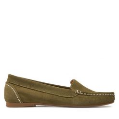 Mokasyny Filipe. Zielone mokasyny Filipe, bez wzorów. Za 259.99 zł.