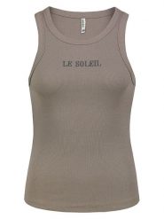 Sublevel Top w kolorze jasnobrązowym rozmiar: XL. Brązowe topy Sublevel, xl, bez wzorów, bez kołnierzyka, bez ramiączek. Za 39.99 zł.