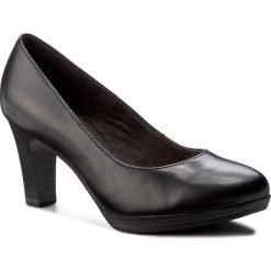 Półbuty TAMARIS - 1-22410-29 Black 001. Czarne czółenka marki Tamaris, z materiału. W wyprzedaży za 169.00 zł.