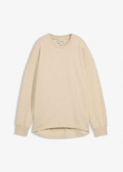 Bluza oversize. Brązowe bluzy bonprix, bez wzorów, bez ramiączek, bez kaptura. Za 79.99 zł.