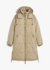 Płaszcz pikowany. Zielone płaszcze bonprix, bez wzorów, bez kaptura. Za 369.99 zł.