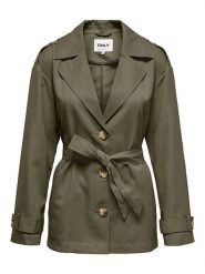 ONLY Kurtka przejściowa w kolorze khaki rozmiar: S. Brązowe kurtki ONLY, s, bez wzorów, z tkaniny, bez kaptura. Za 96.83 zł.