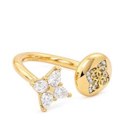 Pierścionek Guess. Żółte pierścionki Guess, złote. Za 249.99 zł.