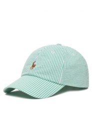 Polo Ralph Lauren Czapka z daszkiem 710957166500 Zielony. Zielone czapki z daszkiem Polo Ralph Lauren, bez wzorów, z bawełny. Za 409.99 zł.