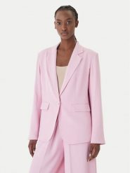 Fracomina Marynarka FS26SJ3004W47601 Różowy Regular Fit. Czerwone marynarki i żakiety Fracomina, m, bez wzorów, z syntetyku, bez ramiączek. Za 659.99 zł.