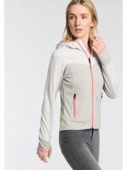 Killtec Kurtka polarowa w kolorze szaro-oliwkowo-różowym rozmiar: 42. Brązowe kurtki Killtec, bez wzorów, z polaru, bez kaptura. Za 152.99 zł.